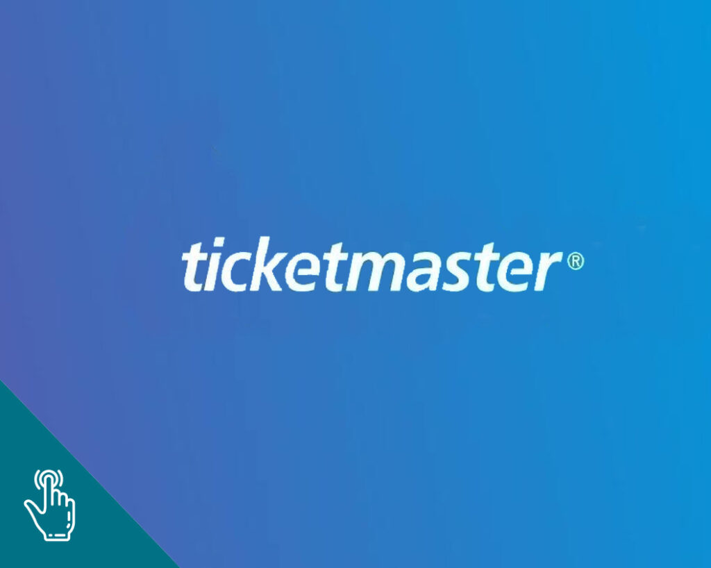 portada con logo de Ticketmaster